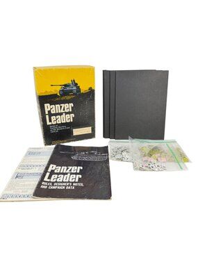 Vintage Panzer Leader Board Game - Avalon Hill Bookcase Game - 1974
